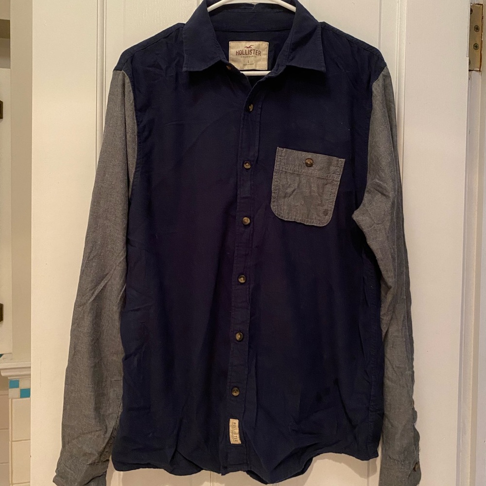 NEVER WORN Hollister men's flannel button down